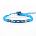 trendy style new fashion weave beads japan adjustable custom rope bracelet